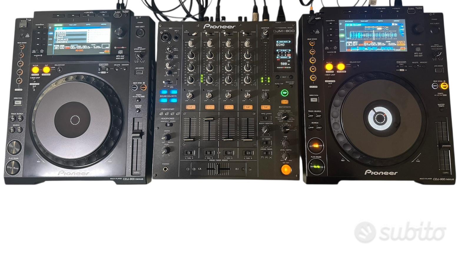 Pioneer CDJ-900 & DJM-800 セット Pioneer CDJ-900 & DJM-800 セット