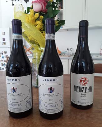 3 bottiglie vino collezione 