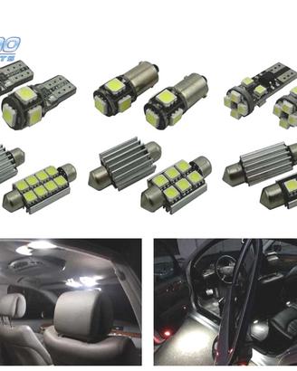 KIT 16 LAMPADE LED INTERNE MERCEDES CLK CLASSE W20
