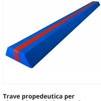 Trave propedeutica per ginnastica artistica da 250 cm