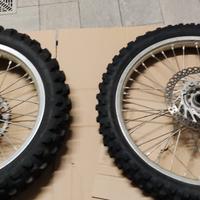 CERCHI COMPLETI CROSS HONDA CRF R   21  19