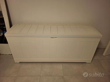 Cassapanca in legno verniciato 170x50x75cm