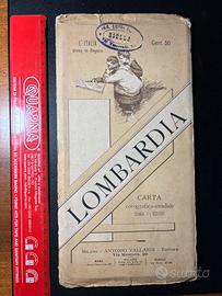 Cartina Lombardia stradale