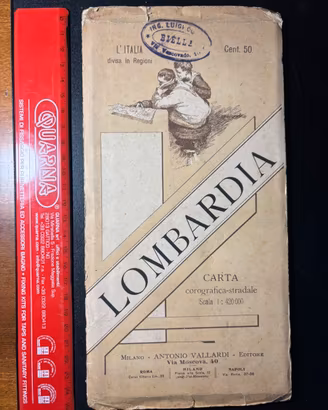 Cartina Lombardia stradale