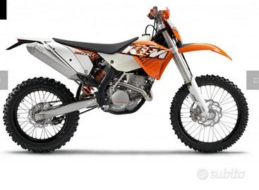 TELAIO TARGATO KTM EXC 250 4t 2007 2011