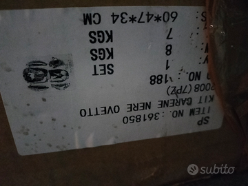 Plastiche cinquantino ovetto nere anno 2008