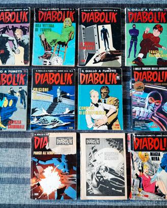 Lotto fumetti Diabolik varie edizioni LEGGERE BENE