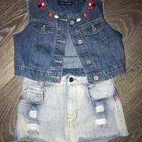 Completo bambina tg 5-6 anni