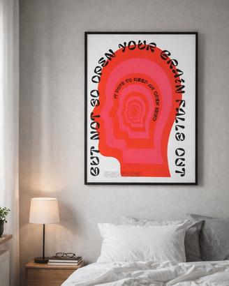 Poster Drool Art Open Mind