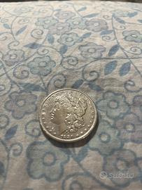 Dollaro Morgan argento 1880