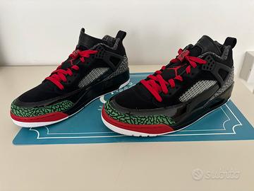 Jordan Spizike Low "Black Classic Green Varsity