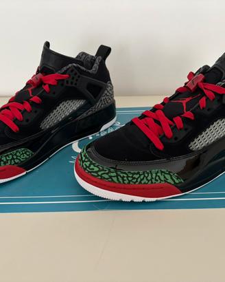 Jordan Spizike Low "Black Classic Green Varsity