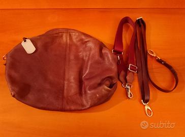 Borsa in pelle Furla colore bordeaux 