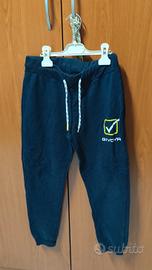 Pantalone tuta sportiva givova blu originale 