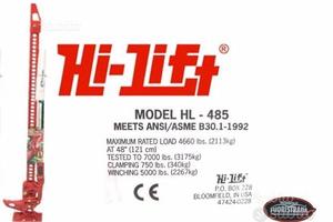 Binda Hi Lift (Mod. HL-485)