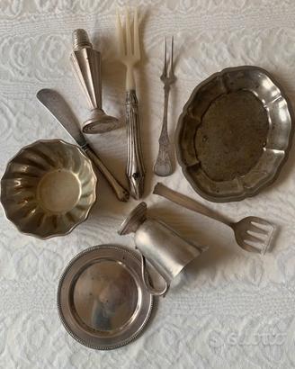 Lotto argento placcato silver posate sterling