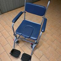 Sedia con rotelle Comoda anziani - bagno wc doccia