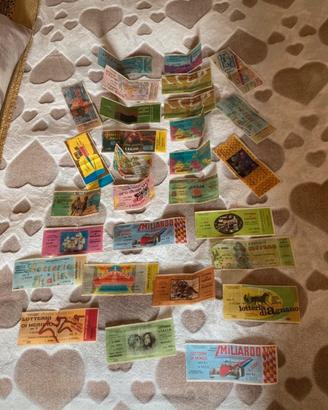 29 Biglietti Lotteria anni 80/90