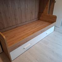 Letto singolo con letto estraibile NUOVO mai usato