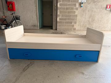 Letto cameretta con secondo letto estraibile