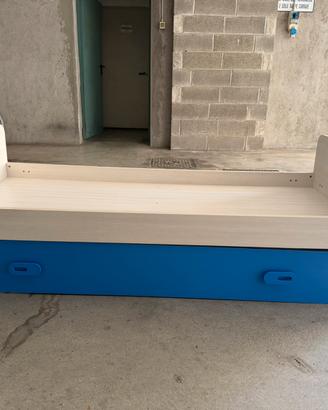 Letto cameretta con secondo letto estraibile