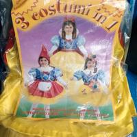 VESTITO CARNEVALE BAMBINA 3in1 "CIAO" BIANCANEVE 