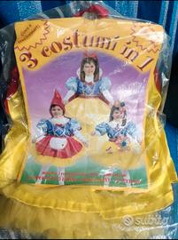 VESTITO CARNEVALE BAMBINA 3in1 "CIAO" BIANCANEVE 