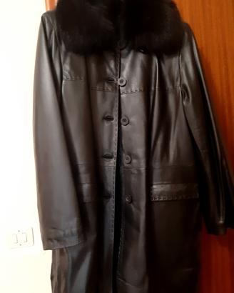 giaccone pelle donna