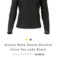 Giacca da moto Dainese donna Alice Tex Lady tg 44