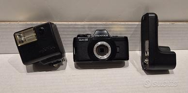 PENTAX AUTO 110 + MOTORE + FLASH TUTTO NON FUNZION