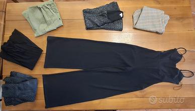 Stock di 2 tute eleganti donna e 4 gonne