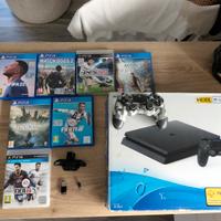 PS4 slim,giochi e accessori 