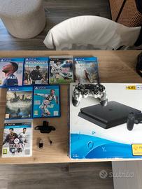 PS4 slim,giochi e accessori 