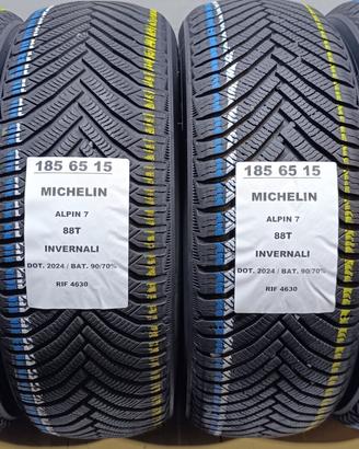 4 GOMME 185 65 15 MICHELIN 2024 INV RIF4630