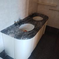 mobile bagno due lavelli con marmo 