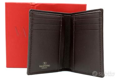 Valentino Portafoglio Toile Iconographe e Pelle