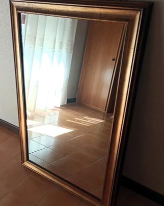 Specchio con Cornice in Legno