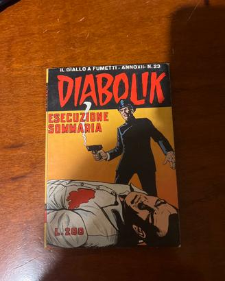 fumetto Diabolik anno 1973