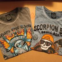 2 magliette da ragazzo Scorpion Bay