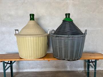 Damigiane da decoro o vino