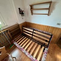 Divano letto con doghe (materesso e rivestimento i