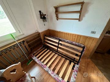 Divano letto con doghe (materesso e rivestimento i