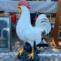 Gallo in maiolica