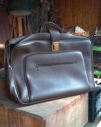 Borsone Vintage Borsa Viaggio Vera Pelle Valigia