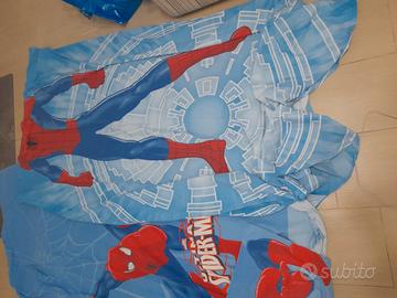 due copripiumini Spiderman una piazza e mezza 