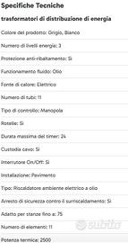 radiatore elettrico ad olio Olimpia Splendid Caldo