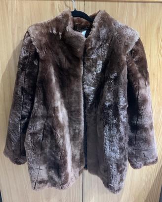 Pelliccia Vintage vero agnello Tg 46