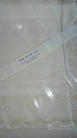 Coordinato pizzo san gallo ricamo svizzero