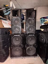 Impianto di amplificazione usato comprendente n.2 