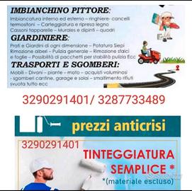 Giardinaggio taglia erba